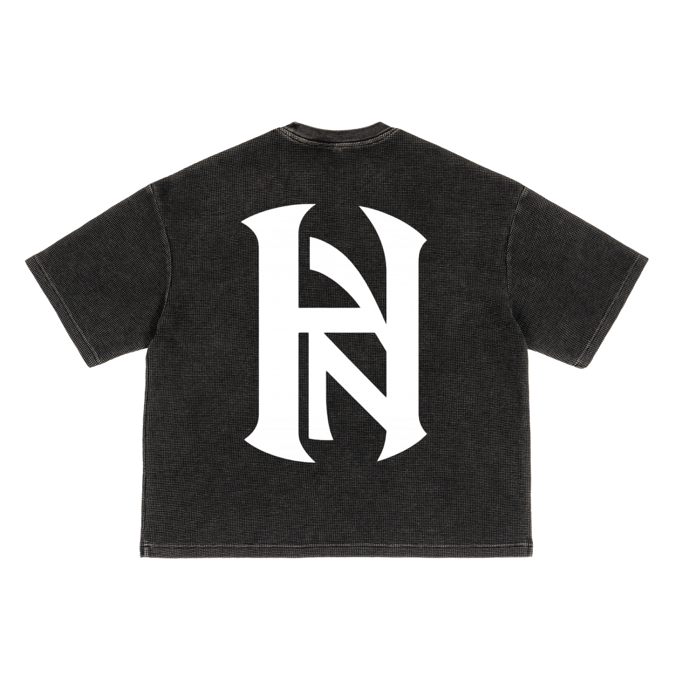 HANUN Waffle Washed Boxy Tee